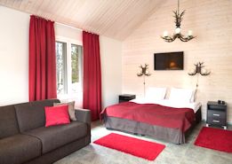 hotel chalet du village du pere noel rovaniemi hebergement laponie finlande