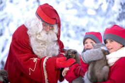 le village du pere noel laponie photo