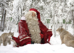 pere noel rovaniemi finlande laponie