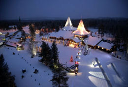 village pere noel laponie