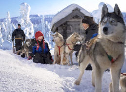 voyage finlande pere noel photos